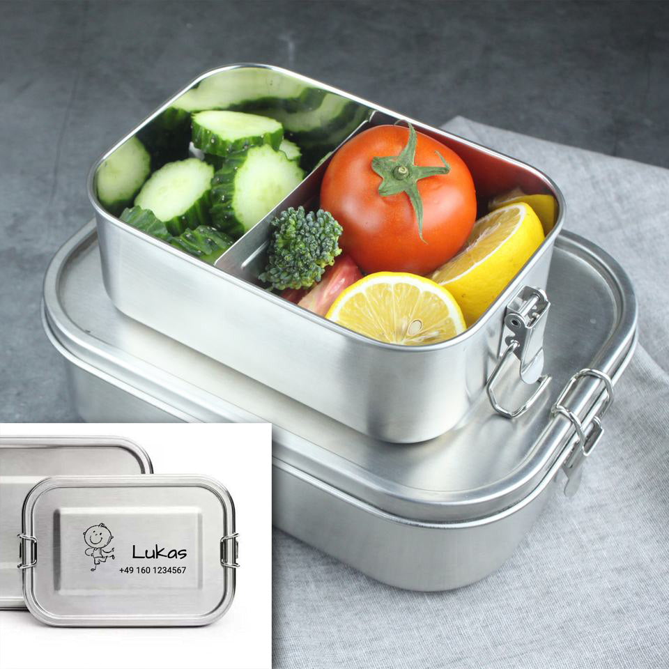 Personalisierte brotdose kinder / Lunchbox mit Gravur fĂĽr Kinder
