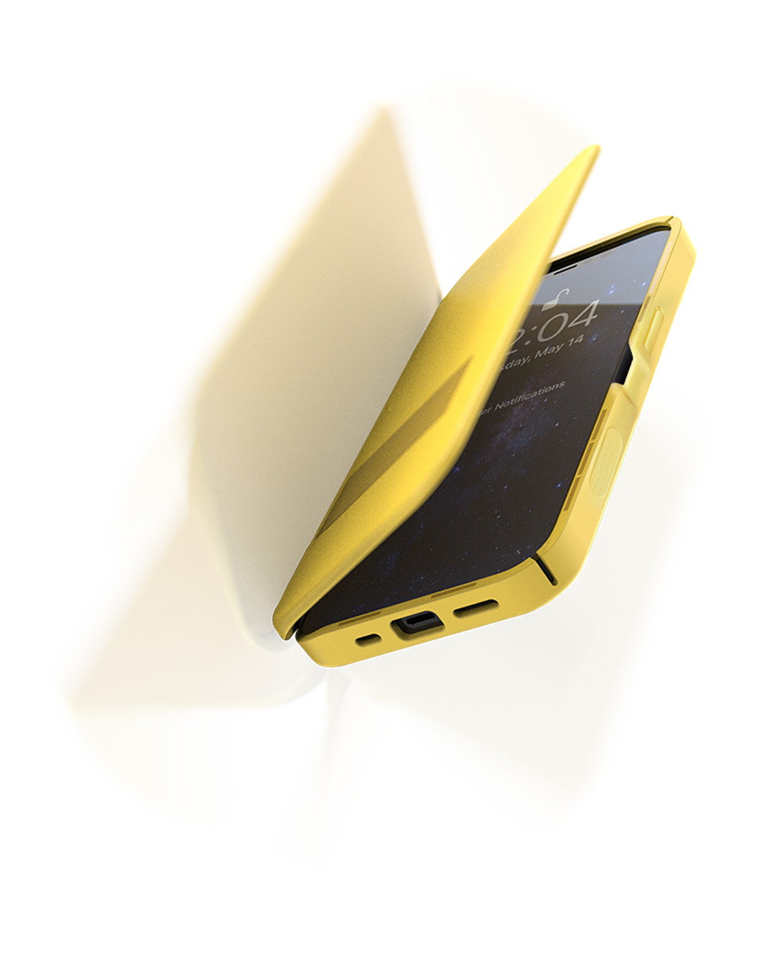 Étui pour iPhone Klak. Se ferme automatiquement. Avec gravure gratuite